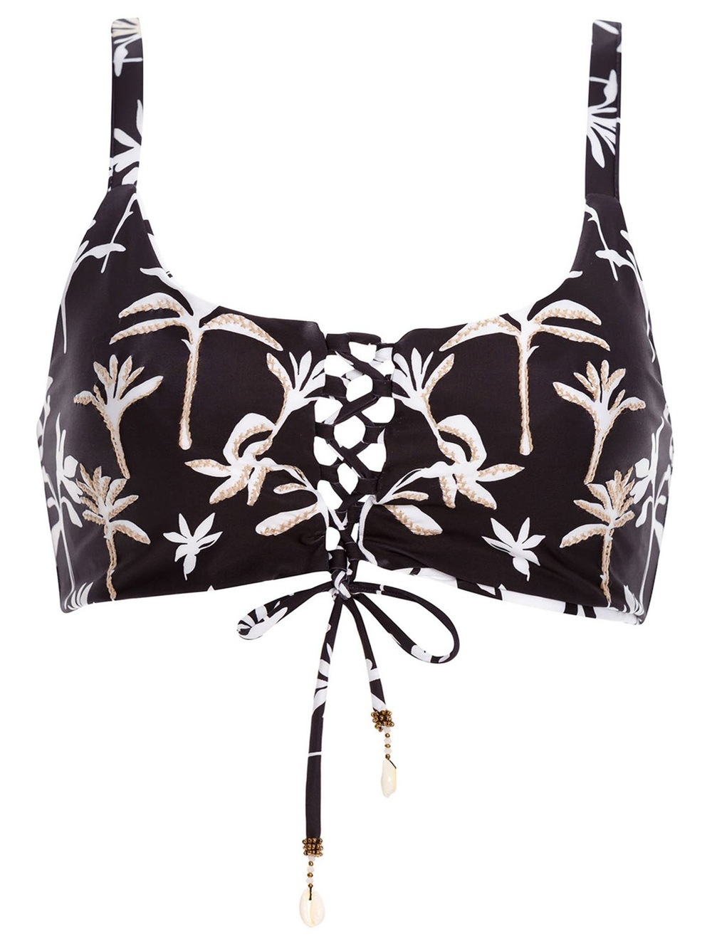 Cosita Linda Reversible Lace-Up Bikini Top
Cosita Linda